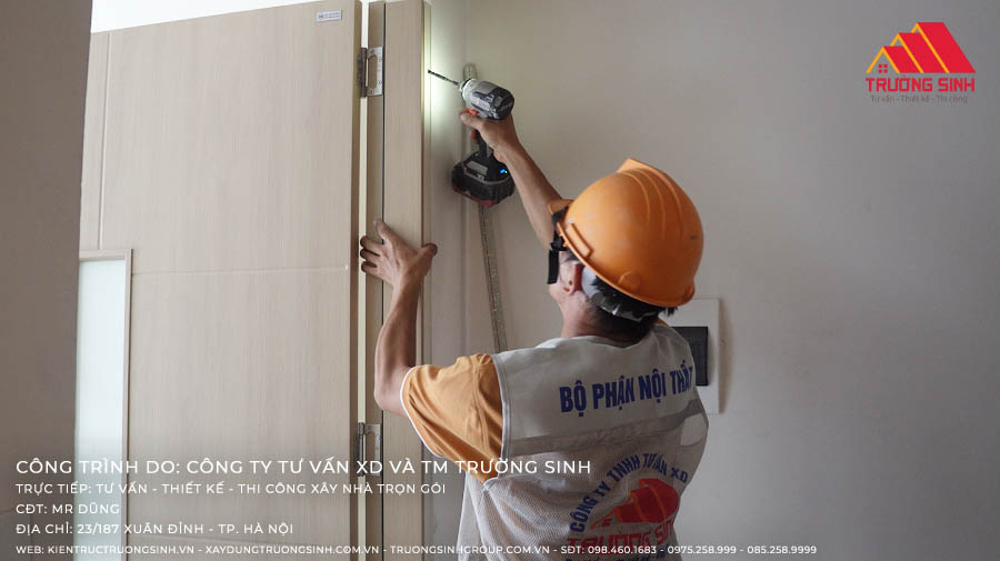 Quy trình thi công lắp đặt cửa Composite